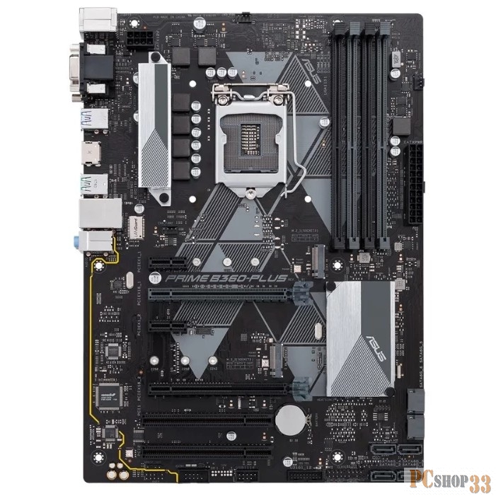 Материнская плата ASUS PRIME B360-PLUS/CSM RTL {Soc-1151v2, Intel B360, 4xDDR4, ATX AC`97 8ch(7.1) GbLAN+VGA+DVI+HDMI}
