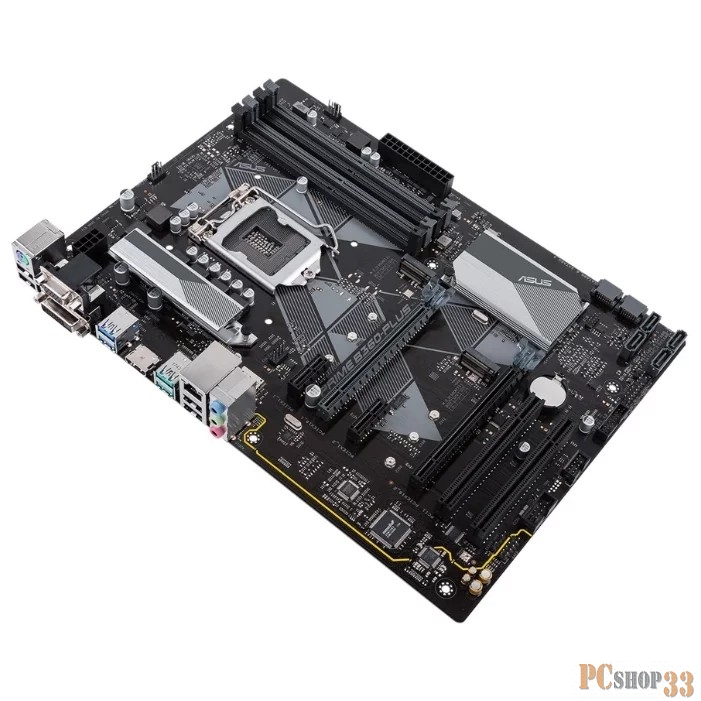 Материнская плата ASUS PRIME B360-PLUS/CSM RTL {Soc-1151v2, Intel B360, 4xDDR4, ATX AC`97 8ch(7.1) GbLAN+VGA+DVI+HDMI}