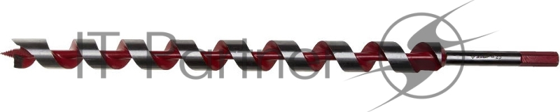 Сверло по дереву ЗУБР 2947-450-25 МАСТЕР спираль Левиса HEX сталь45Mn d25мм L450мм