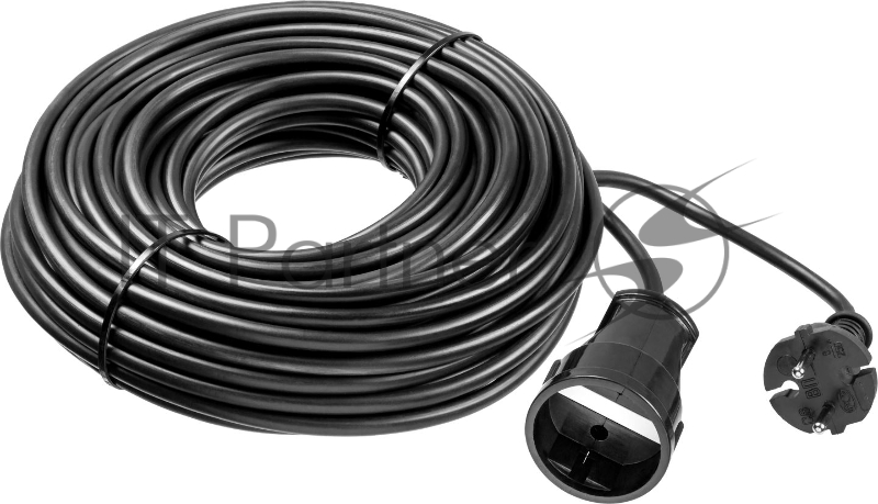 Удлинитель-шнур ЗУБР ПВС 207-Ш 55023-30 30м 2200Вт 1гнездо ПВС 2х0,75мм2
