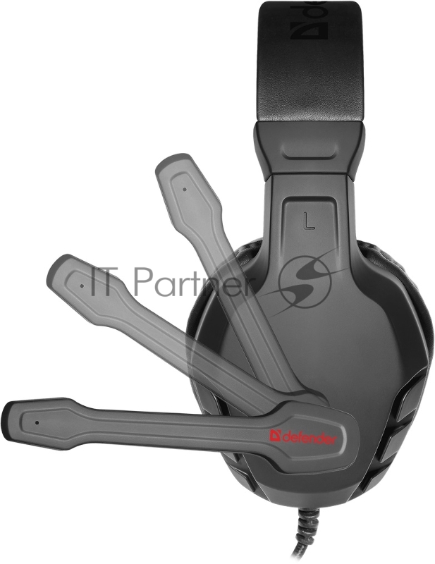 Гарнитура GAMING CUJO BLACK/RED 64505 DEFENDER