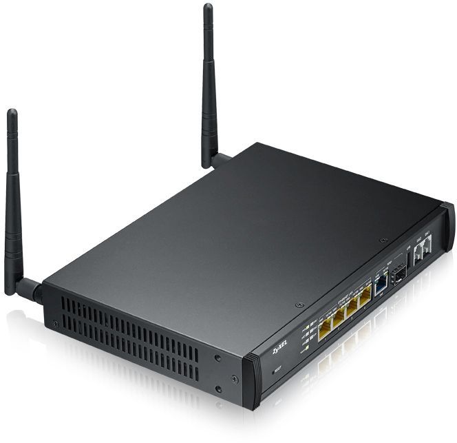 Сетевое оборудование ZYXEL SBG3500-N000-EU01V1F Беспроводной маршрутизатор Zyxel SBG3500-N, 1xWAN GE/SFP, 2xRJ11 ADSL2+/VDSL2 (Annex A), 4xLAN GE, 802.11n (2,4 ГГц) до 300 Мбит/сек, 2 съемные антенны, 2xUSB2.0, VPN
