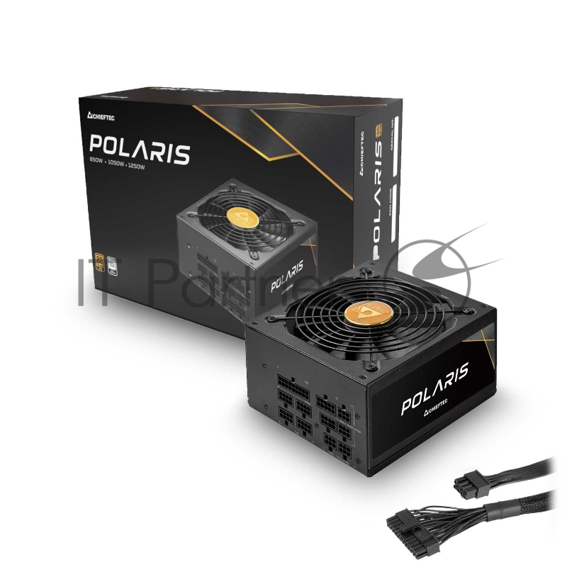 Chieftec Polaris PPS-850FC (ATX 2.4, 850W, 80 PLUS GOLD, Active PFC, 120mm fan, Full Cable Management) Retail