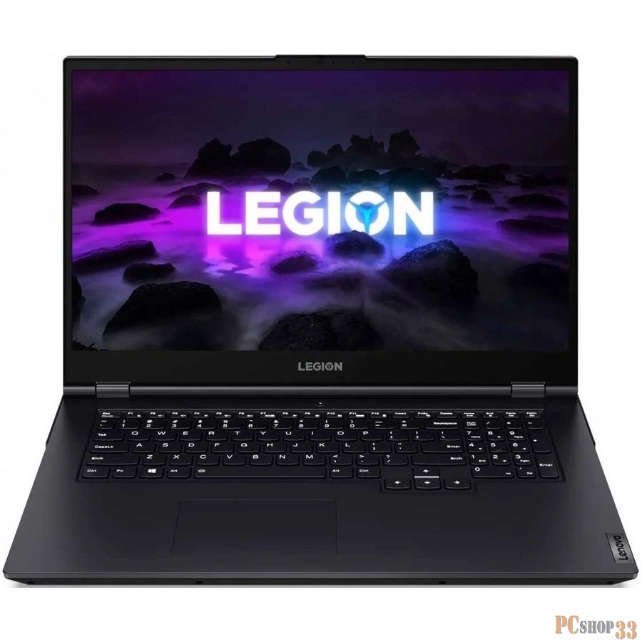 Ноутбук Lenovo Legion 5 17ACH6 Ryzen 5 5600H 8Gb SSD512Gb NVIDIA GeForce RTX 3050 4Gb 17.3 FHD (1920x1080) noOS dk.blue WiFi BT Cam