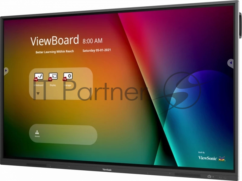 Монитор жидкокристаллический ViewSonic Интерактивный дисплей LCD 86 16:9 3840x2160(UHD 4K), 1,07B, 5000:1, TOUCH, 5Y