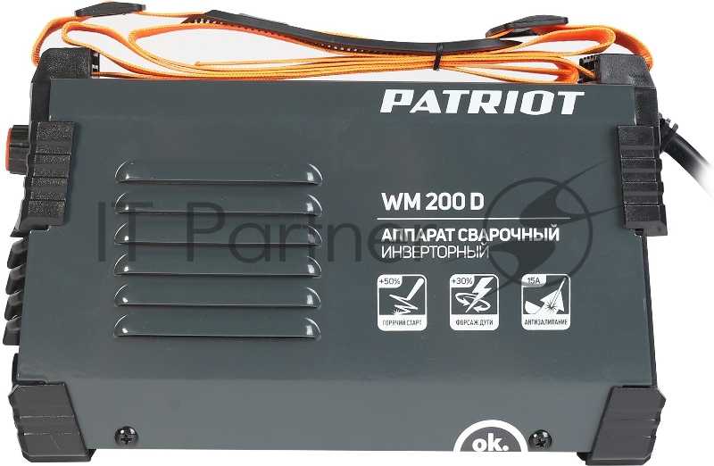 Сварочный аппарат Patriot WM200D инвертор ММА 9.1кВт