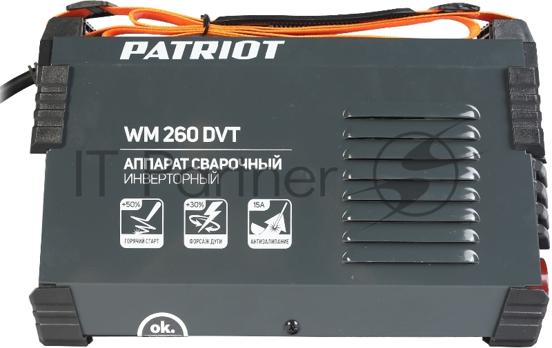 Сварочный аппарат Patriot WM260DVT инвертор MMA/TL/vrd 12.5кВт