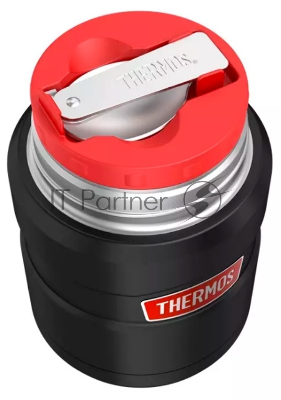 Термос для еды Thermos SK3020 RCMB 0.71л. черный/серый картонная коробка (375810)