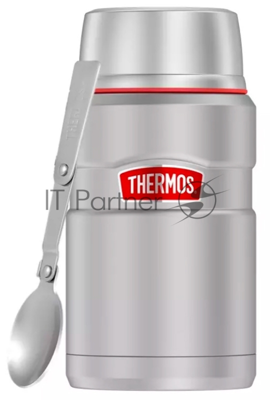 Термос для еды Thermos SK3020 RCMS 0.71л. серый/красный картонная коробка (375971)