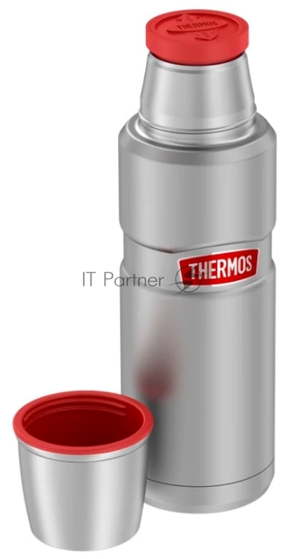 Термос для напитков Thermos SK2000 RCMS 1.2л. серый/красный (377630)