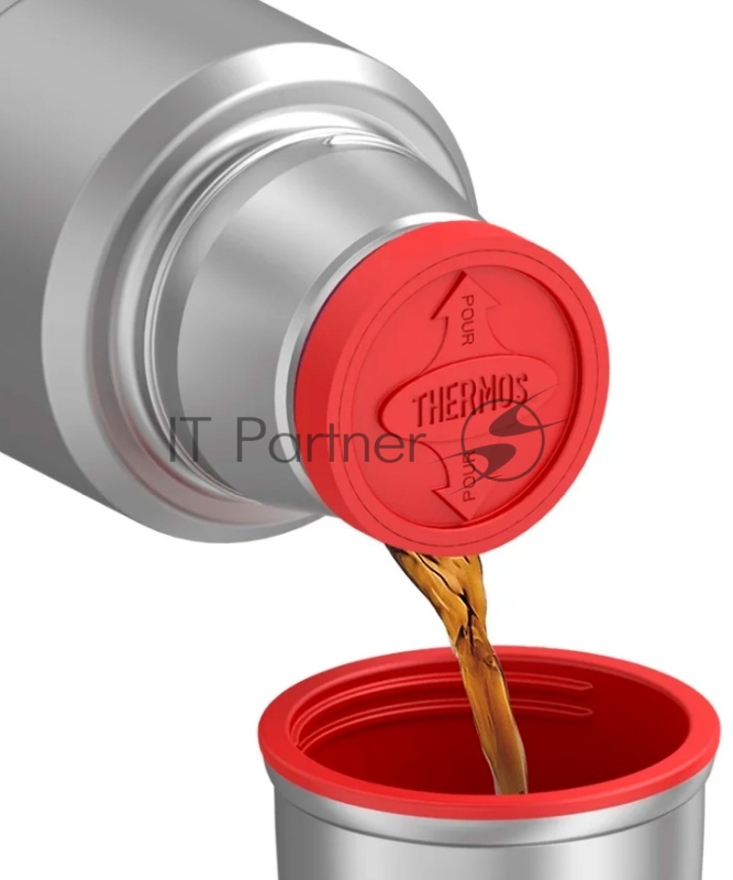 Термос для напитков Thermos SK2000 RCMS 1.2л. серый/красный (377630)