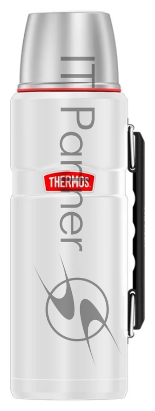 Термос для напитков Thermos SK2010 MWVY 1.2л. белый/красный (382740)
