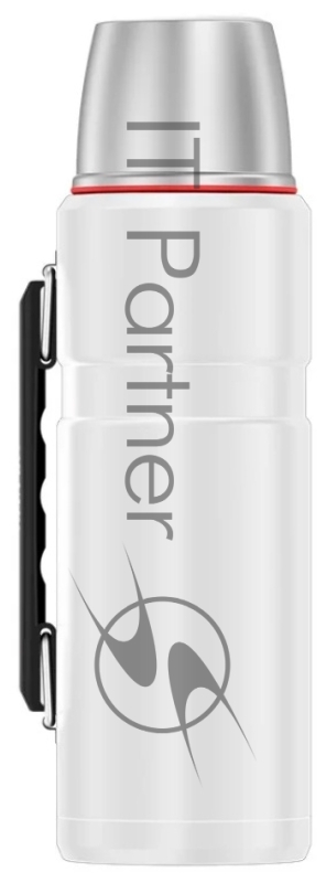 Термос для напитков Thermos SK2010 MWVY 1.2л. белый/красный (382740)