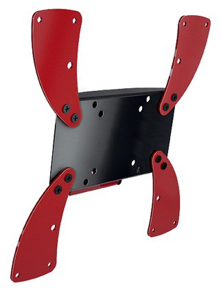 Кронштейн для телевизора Holder LCDS-5058 черный глянец 19-47 макс.30кг настенный наклон