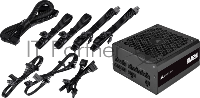 Блок питания Corsair ATX 650W RM650 80+ gold 24+2x(4+4) pin APFC 135mm fan 6xSATA Cab Manag RTL