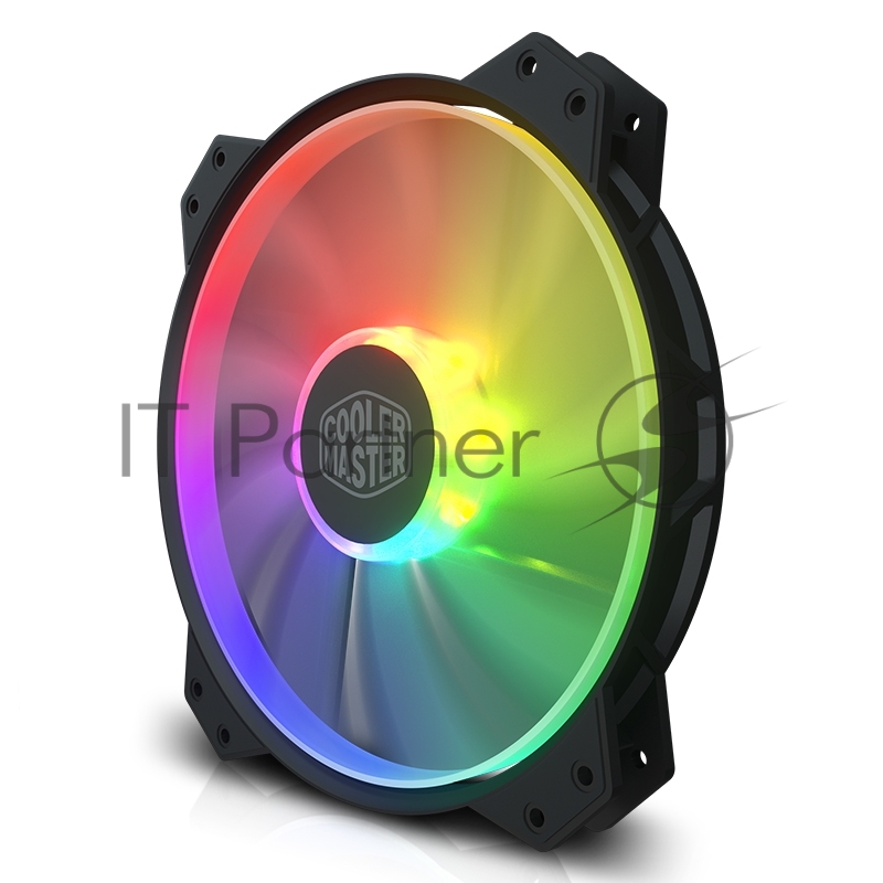 Кулер для корпуса 1 Ватт Cooler Master MasterFan MF200R ARGB Fan (3-Pin connector), 200mm