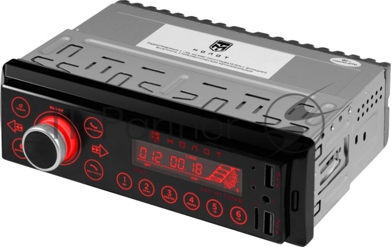 Автомагнитола Ural Молот АРС-МТ 333К 1DIN 4x25Вт