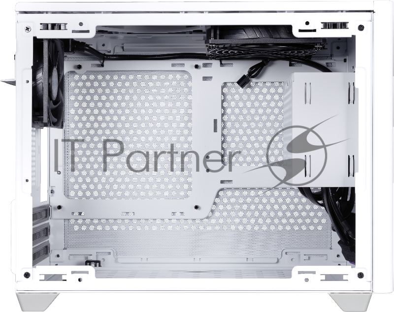 Корпус без блока питания Cooler Master MasterBox NR200, USB3.0x2, 1x92 Fan, 1x120 Fan, White, steel panel, w/o PSU, mITX