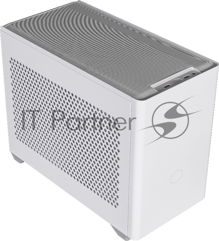 Корпус без блока питания Cooler Master MasterBox NR200, USB3.0x2, 1x92 Fan, 1x120 Fan, White, steel panel, w/o PSU, mITX