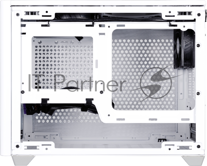 Корпус без блока питания Cooler Master MasterBox NR200, USB3.0x2, 1x92 Fan, 1x120 Fan, White, steel panel, w/o PSU, mITX