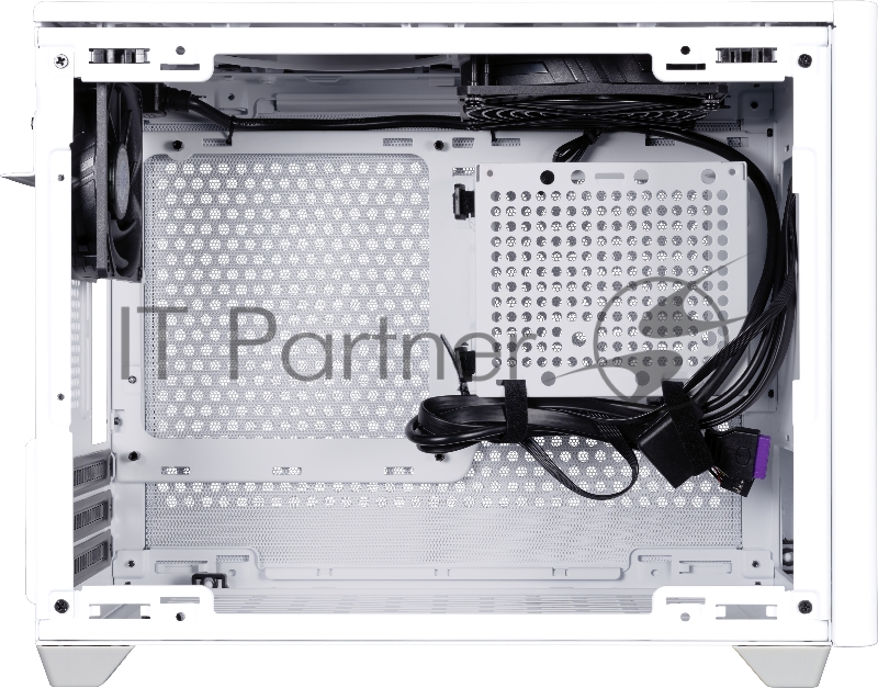 Корпус без блока питания Cooler Master MasterBox NR200, USB3.0x2, 1x92 Fan, 1x120 Fan, White, steel panel, w/o PSU, mITX