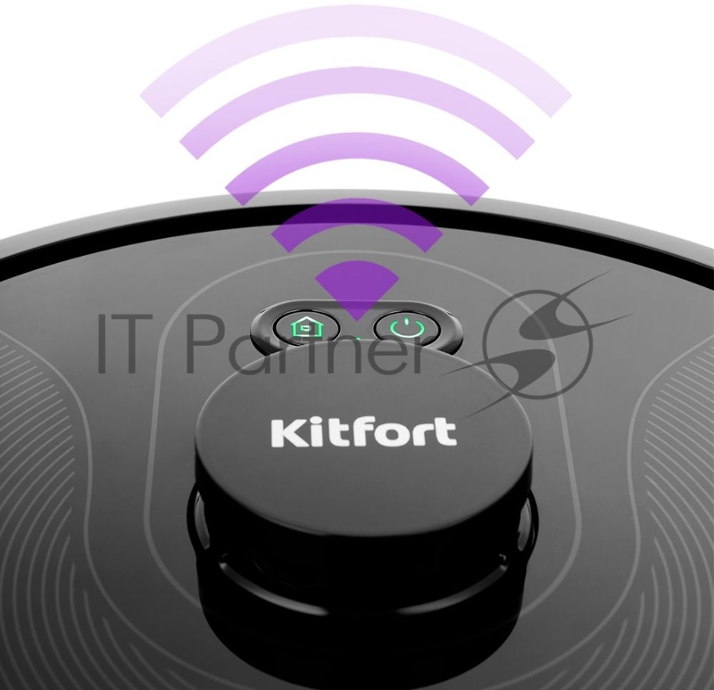 Пылесос-робот Kitfort КТ-577 черный