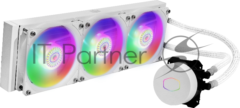 Система охлаждения Cooler Master MasterLiquid ML360L V2 ARGB White Edition, TDP 250W