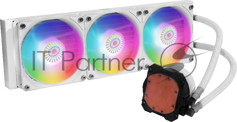 Система охлаждения Cooler Master MasterLiquid ML360L V2 ARGB White Edition, TDP 250W