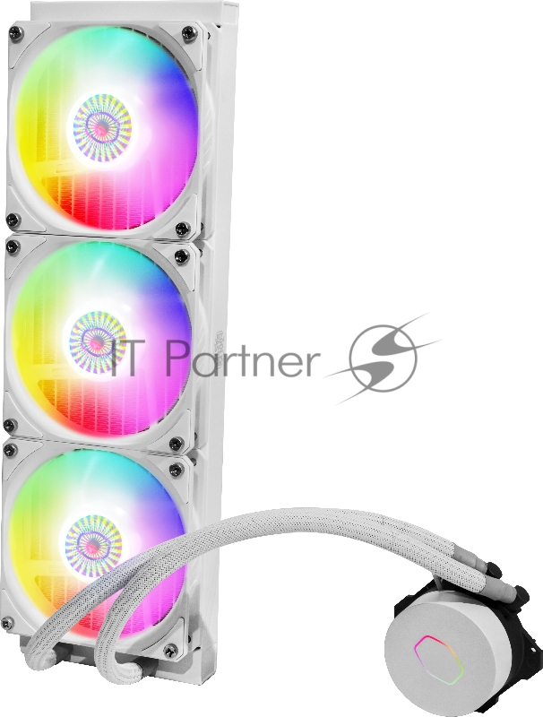 Система охлаждения Cooler Master MasterLiquid ML360L V2 ARGB White Edition, TDP 250W