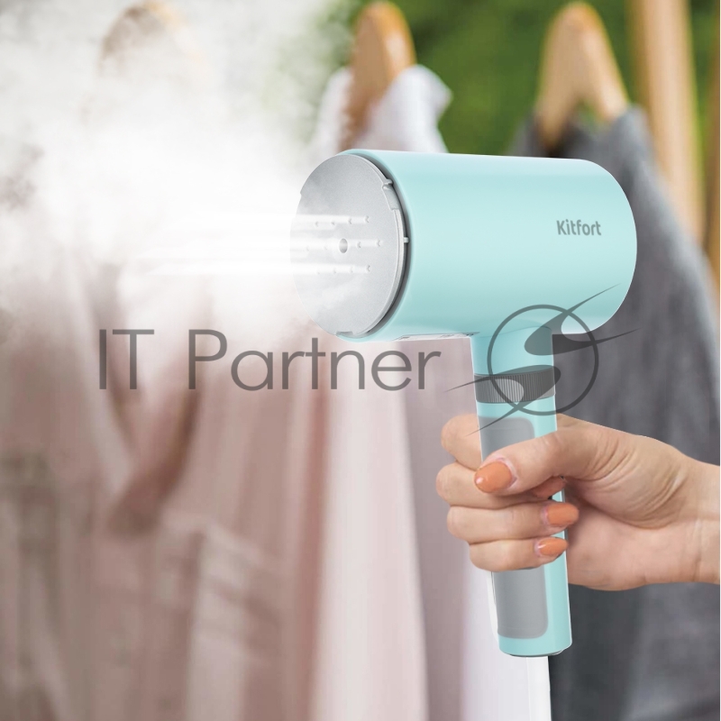 Отпариватель ручной Kitfort КТ-977-2 1100Вт бирюзовый