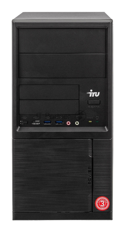 ПК IRU Office 310H5 MT i3 10100 (3.6) 8Gb SSD240Gb UHDG 630 Windows 10 Professional 64 GbitEth 400W черный