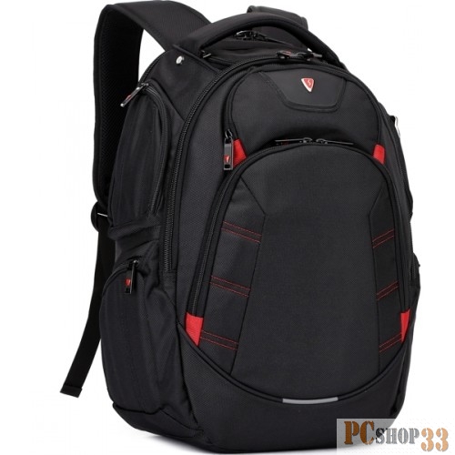 Сумка для ноутбука Рюкзак SUMDEX PJN-303 BK нейлон, черная, до 16