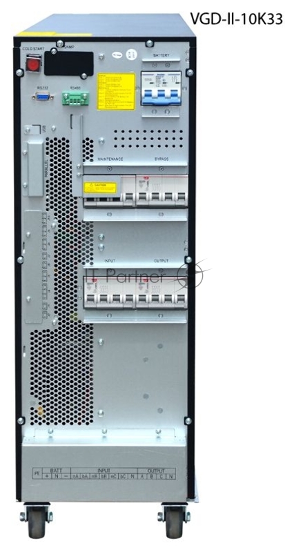 Источник бесперебойного питания Powercom VGD-II-10K33-B черный