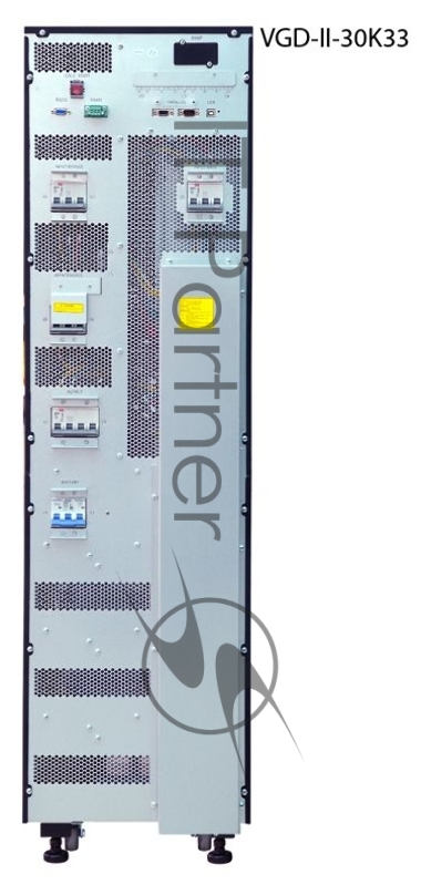 Источник бесперебойного питания Powercom VGD-II-10K33-B черный
