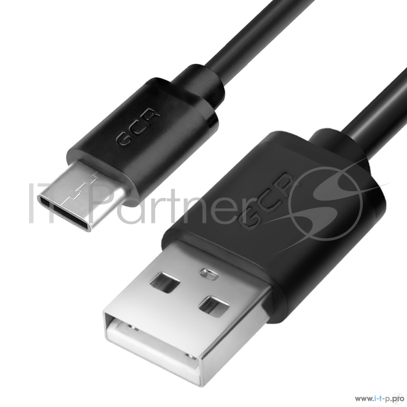 Кабель Greenconnect Кабель 0.15m USB 2.0, AM/CM, черный, 28/28 AWG, экран, армированный, морозостойкий (33-050549)