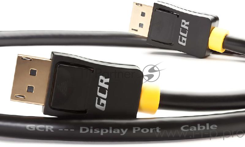 Кабель Greenconnect Кабель 0.5m DisplayPort v1.2, 20M/20M, черный, 28/28 AWG (33-050530)