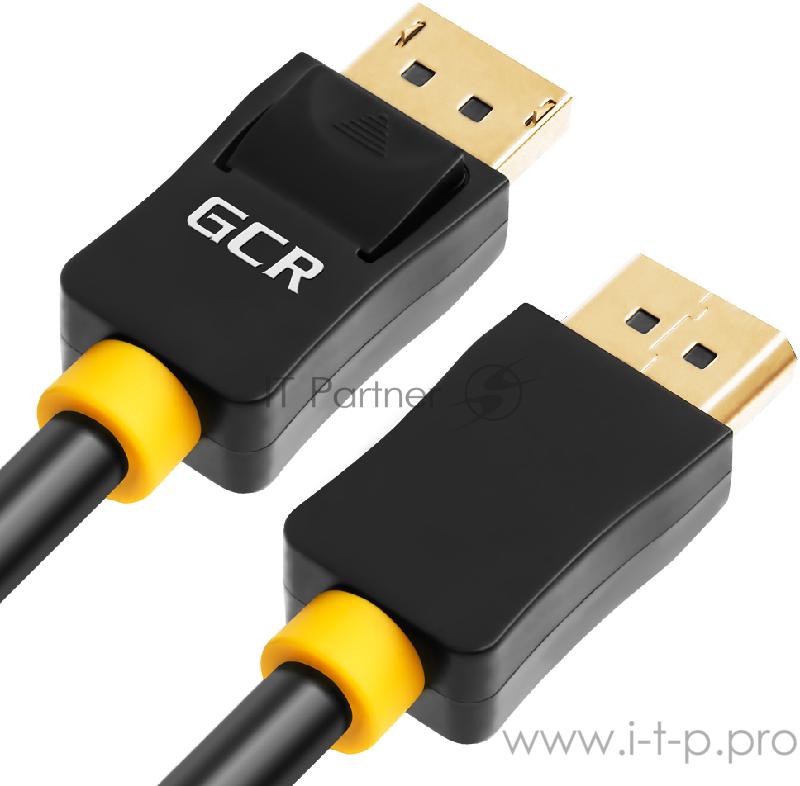 Кабель Greenconnect Кабель 0.5m DisplayPort v1.2, 20M/20M, черный, 28/28 AWG (33-050530)