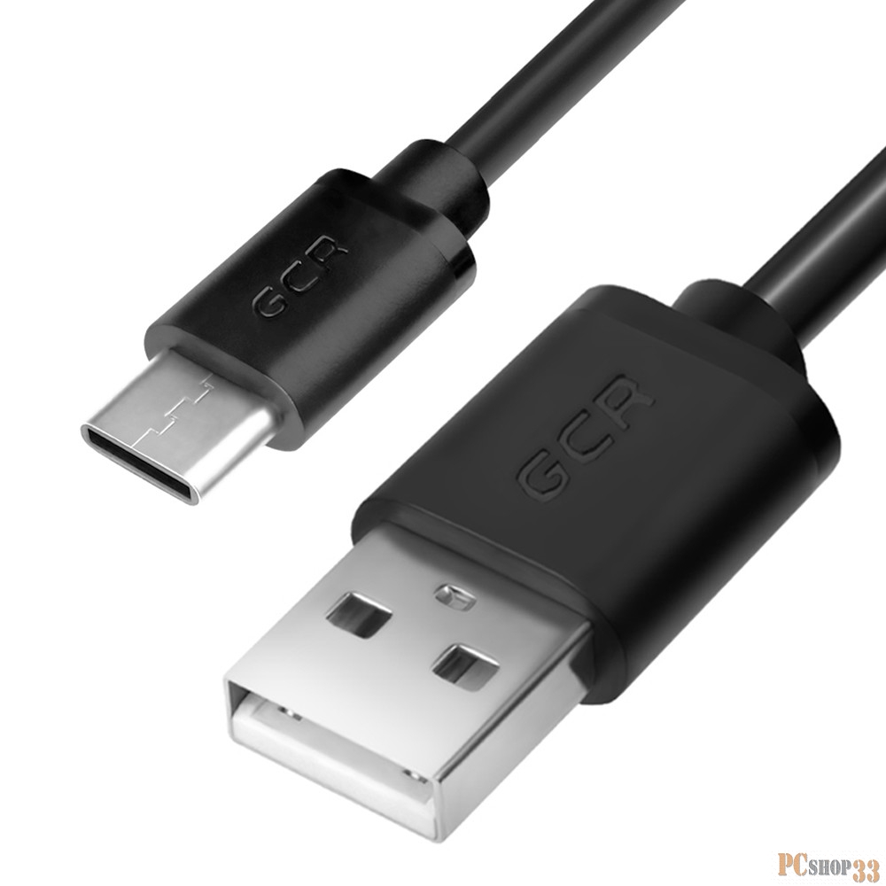 Кабель Greenconnect Кабель 0.5m USB 2.0, AM/CM, черный, 28/28 AWG , экран, армированный, морозостойкий (33-050553)