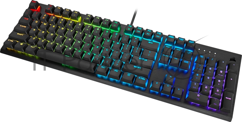 Игровая клавиатура Corsair Gaming™ CORSAIR K60 RGB PRO Low Profile Mechanical Gaming Keyboard, Backlit RGB LED, CHERRY MX Low Profile SPEED, Black
