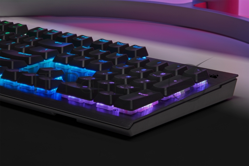 Игровая клавиатура Corsair Gaming™ CORSAIR K60 RGB PRO Low Profile Mechanical Gaming Keyboard, Backlit RGB LED, CHERRY MX Low Profile SPEED, Black