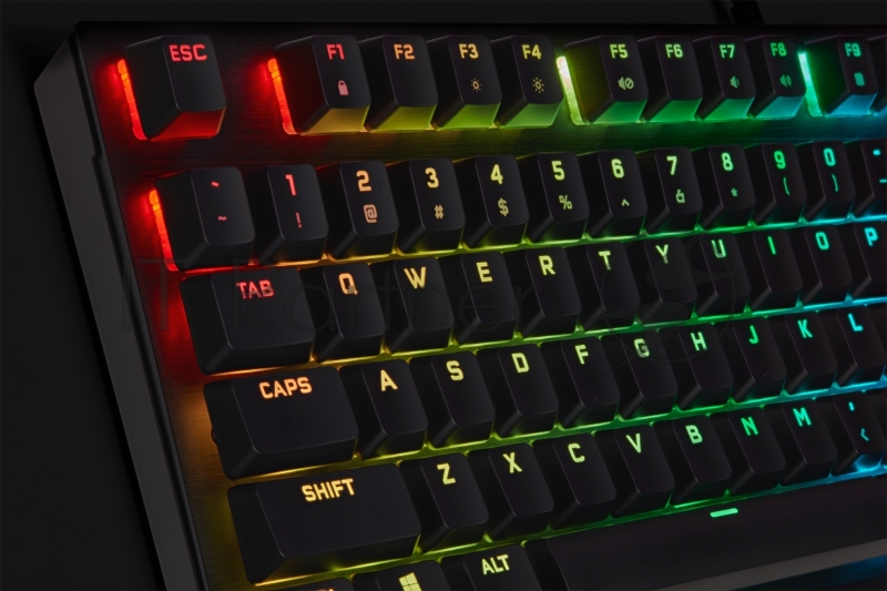 Игровая клавиатура Corsair Gaming™ CORSAIR K60 RGB PRO Low Profile Mechanical Gaming Keyboard, Backlit RGB LED, CHERRY MX Low Profile SPEED, Black