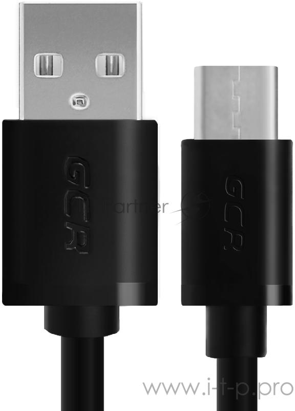 Кабель Greenconnect Кабель 1.0m USB 2.0, AM/CM, черный, 28/28 AWG , экран, армированный, морозостойкий (33-050550)