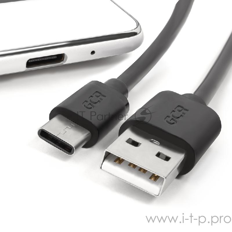 Кабель Greenconnect Кабель 1.0m USB 2.0, AM/CM, черный, 28/28 AWG , экран, армированный, морозостойкий (33-050550)
