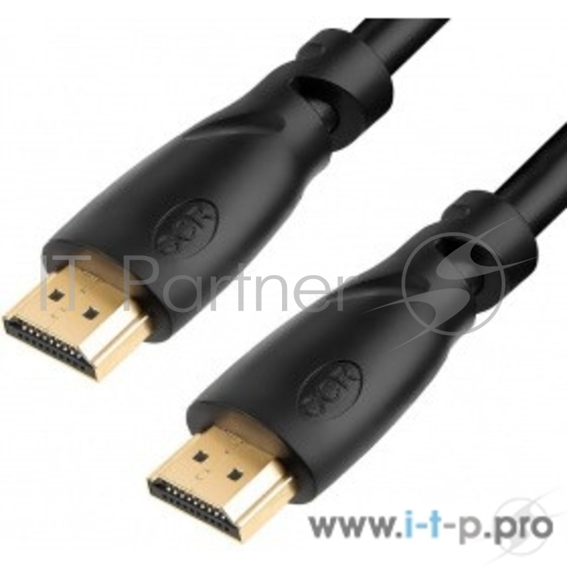 Кабель Greenconnect Кабель 1.8m HDMI версия 1.4, 4K, 3D, 10.2 Гбит/с, 30 AWG, OD7.3mm, экран, черный (33-050502)