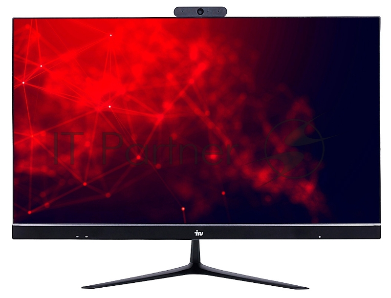 Моноблок IRU Office P2312CL 23.8 Full HD PG G6405 (4.1) 8Gb SSD120Gb UHDG 610 Free DOS GbitEth WiFi BT 120W Cam черный 1920x1080 (RUS)
