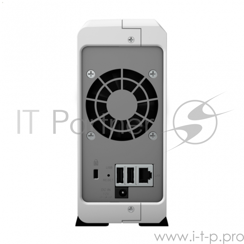 Дисковый массив Synology DS119j Сетевое хранилище DC 800Ghz CPU, 256Mb, up to 1HDDs, SATA (3,5''), 2xUSB, 1GigEth, iSCSI, 2xIPcam (upto 5), 1xPS, 2YW