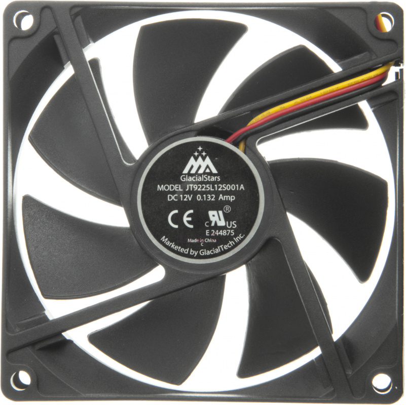 Вентилятор Вентилятор для корпуса Glacialtech IceWind 9225 90x90x25 3pin+4pin (molex) 20dB 90g BULK
