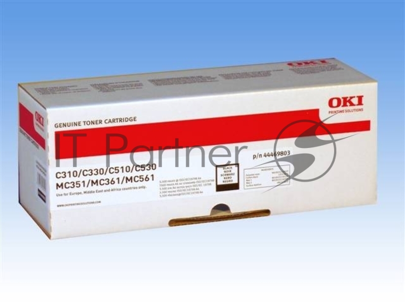Тонер-картридж Oki C310/330/331/510/511/530/531/M 3.5K (black)