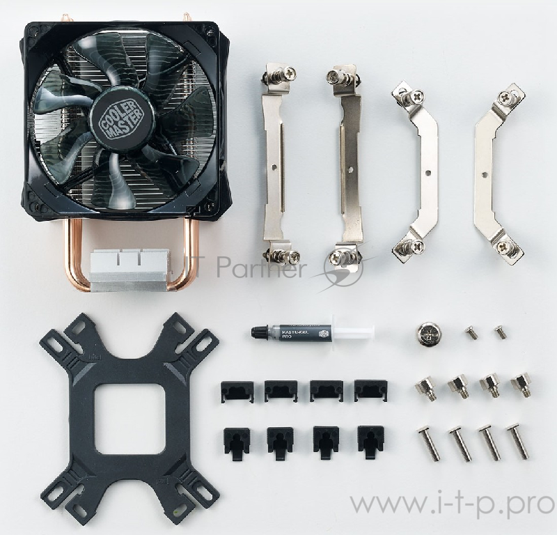 Вентилятор Cooler Master Hyper H411R, RPM, White LED fan, 100W (up to 120W), Full Socket Support (RR-H411-20PW-R1)