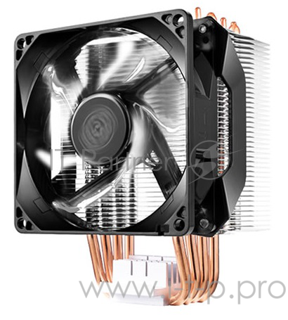 Вентилятор Cooler Master Hyper H411R, RPM, White LED fan, 100W (up to 120W), Full Socket Support (RR-H411-20PW-R1)